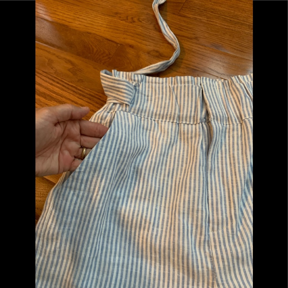 Draper James RSVP Linen blend Paperbag Shorts. Sz S. - Picture 12 of 15